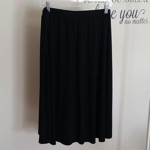 Dressbarn Midi Black Skirt